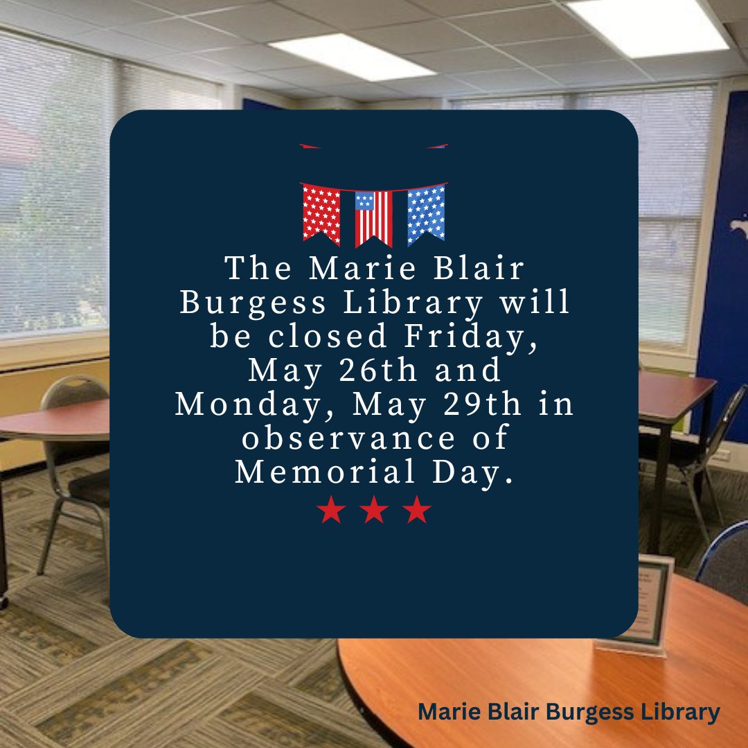 Burgess Library (@mbblibrary) on Twitter photo 