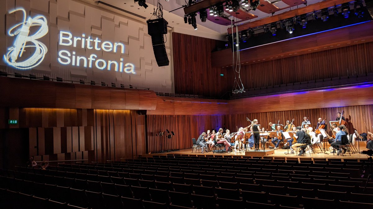 BrittenSinfonia's tweet image. Rehearsing for tonight's Musical Everests concert at Milton Court Concert Hall @BarbicanCentre. Perfect music for a summery evening.