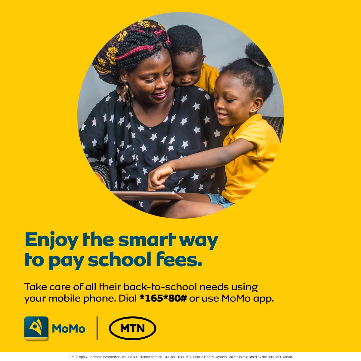 AD: Simplify the back-to-school season with #MTNMoMo! Paying school fees is now as easy as dialing *165*80#.

Take care of all your child's educational needs right from your mobile phone.  #BackToSchoolMadeEasy