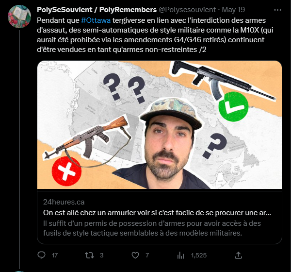 LayThemBare's tweet photo. I want to step back for a minute, and take a look at the #Firearms situation, but apply the #Progressive #Liberal thought process to it.
I will use the same logic they use to support #Addicts and #SafeInjectionSites
Ok,
I've seen them apply a narrative that the desire to own firearms, is actually rooted in addiction
Terms like,
#Ammosexual #GunAddict #MurderLust #PowderSniffer etc...
were often used to attack or describe Law-abiding firearms owners
They claimed that it wasn't because #GunOwners hunted, competed, collected or used guns for sport. But it was because we are addicted to violence and death that we owned #Firearms
-Ok, let's pretend that their premise is correct. The gun owners only want guns because we are addicted to violence and death-
According to the #AntiGunners, we have a mental illness and an addiction
This "addiction" puts gun owners into the same category as drug addicts (according to the left)
Drug addicts are treated by being given more access to "safe drugs", as well as places to use those drugs under "supervision"
Once again, continuing the #LiberalParty #Progressive #AntiGunner premise that addicts should be given MORE drugs...
doesn't that mean that #GunAddicts should also be given MORE GUNS?
Drugs kill people at a scale that is 50-75x greater than guns do in Canada.
Why is it ok for drug addicts to get more drugs, but "gun addicts" must have their "drugs" (guns) taken away by force?
Guns are far safer for the "user" than drugs are.
Why is it ok for drug addicts to access as much drugs as they want?
Why can't "gun addicts" have access to as many guns as we want?
We could use the guns under supervision, say at someplace like a Gun Range...
We could be taught gun safety in a course, such as the CFSC...
These are the rules that #Progressives have laid out...
Why are the rules different for "gun addicts" but not drug addicts?
Groups like #Poly continuingly post articles like (pic 1 & 2), but never apply the same rules as they do for other addicts?
(pic 1) - Why isn't that man considered and "addict?
Why is he being arrested?
Why isn't he being put in a "treatment" program for "gun addicts"?
Drug addicts who kill people are put into programs and treated as mentally ill...
By the left's standard, this man who shot a police officer should not be charged with murder, but should be given more guns and put into a safe use site for gun users...
The fact that gun owners are treated as more dangerous and more deadly than drug addicts/dealers, is beyond any rational or common sense
CANADIAN GUN OWNERS are the safest and least likely group to commit a crime of any kind.
I say from now on, us "gun addicts" should be given more guns for our "addiction", not have them forcely taken away
These are the rules now
#MoreGunForGunAddicts #SafeFiringSites
#AmmoForAll #LegalLawAbiding #GunOwners
If anyone would like to support this "treatment", please let me know...
"Let's save the gun addicts... give us a safe supply of more guns"
@CCFR_CCDAF @bushcrafter79 @YukonStrong @fivefivesix_ca @TWilsonOttawa @CivilAdvantage1 @Calibremag @firearmsoutlet1 @QuickDickMcDick @SheilaGunnReid @Silvermadcat @FirearmsCanada @AwfulAnti @GunOwnersofCana @canpatriot_ @TriqnTori @PissedOffMonkey @Victoria59L @carefulmeasure
@AlbertaLeonidas @TheRealDogPoun1
Sorry if I missed anyone, but my logic is bang-on
#SafeGunsForAll