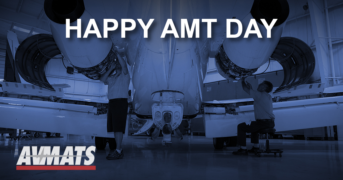 Today we pay tribute to the AMTs. Thank you for keeping us in the air!!! #AmtDay #bizav