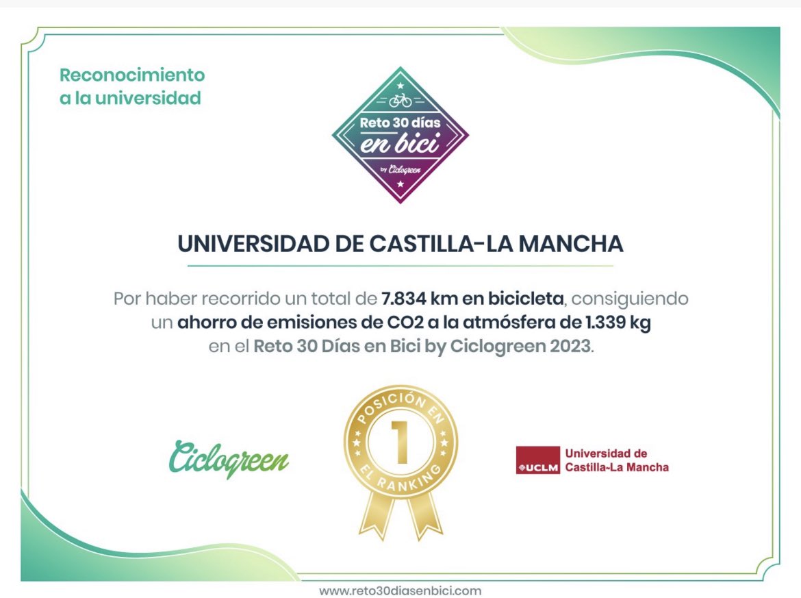 Gracias a todos los que habéis aportado vuestro granito de arena para que nuestra universidad haya obtenido el primer puesto del reto promovido por <a href="/grupopafs/">Grupo PAFS</a>