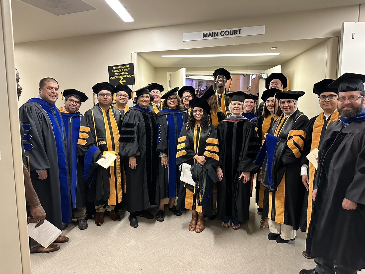 A proud day for the Information Systems department. Our spring 2023 IS and HCC PhD graduates and their mentors. <a href="/umbcinfosystems/">UMBC Department of Information Systems</a> <a href="/UMBC/">UMBC</a> #umbcgrad <a href="/UMBCGradSchool/">UMBC Graduate School</a>
