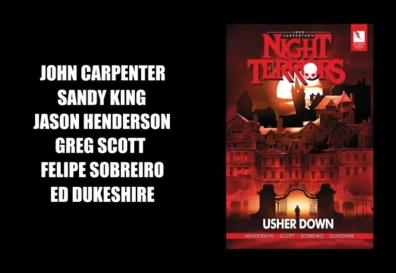 jasondhenderson's tweet photo. This is a credit I never thought I would see. 
@TheHorrorMaster @stormkingskc (me) #GregScott @therealsobreiro @eDukeDW https://t.co/8O4eyjb8bn