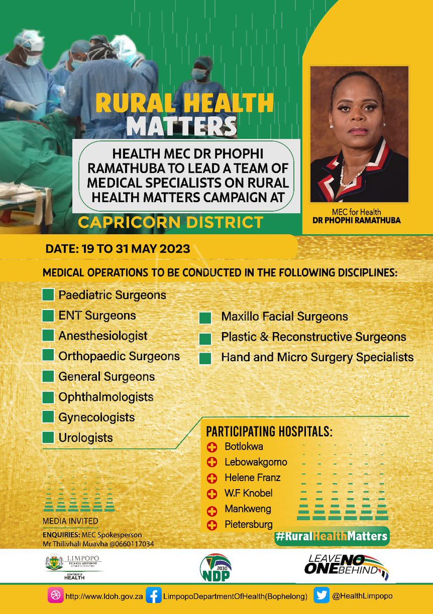 MoLaughter2020's tweet photo. @PhophiRamathuba Can you kindly please assist him. Cause he has been going in and out of Helen Franz Hospital to Polokwane Hospital but çoming back without getting any assistance. He was booked for this programme  Rural Health Matters but he didn't get help @PhophiRamathuba https://t.co/Ab7r7CBygU