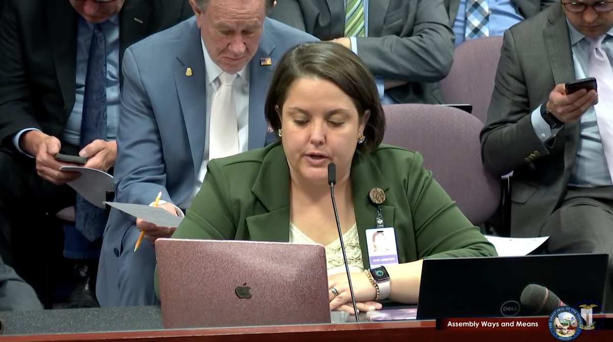 BattleBornProg's tweet photo. @HowardWattsNV "The more open space and intact habitat we have for wildlife, the healthier their populations will be, and the more our outdoor recreation economy will thrive. This is a critical investment for all of us," our very own @AnnetteMagnus in support of #AB112 #NVLEG https://t.co/8pRFb5wQzl
