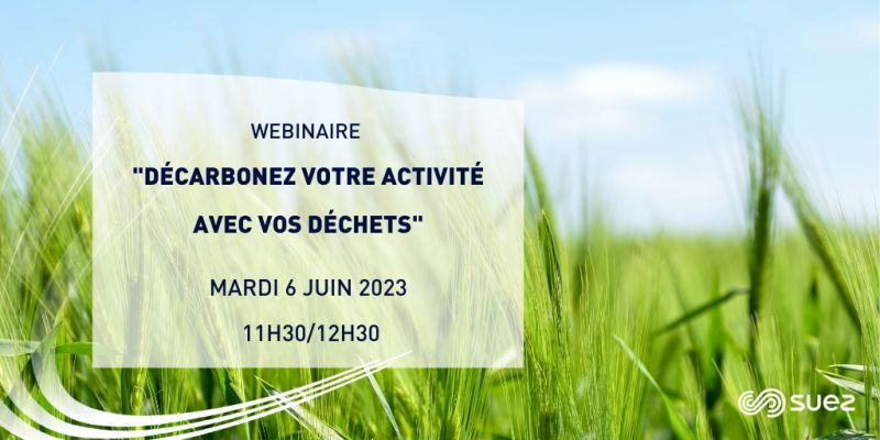 Comment réduire vos émissions indirectes de #GES grâce à la bonne gestion de vos #déchets ?

⏰Plus que quelques jours pour vous inscrire au webinaire <a href="/suez/">SUEZ</a>  "Décarbonez vos activités avec vos déchets" 
🗓️ le mardi 6 juin - 11H30 / 12H30
inscription ici : lnkd.in/dbjmUtjH