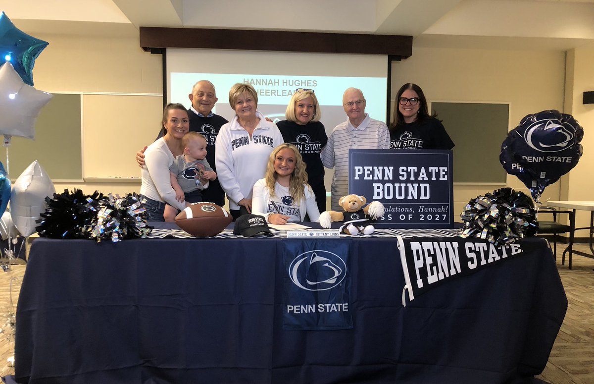 Congratulations to SF senior Hannah Hughes for continuing her academic and athletic careers at Penn State University.  #SFLionPride