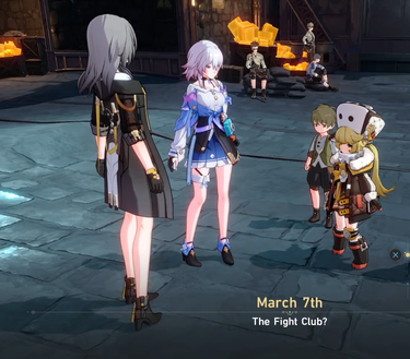 starrailshop's tweet photo. Anyone else get really scared when you thought you had to beat up the kids outside the fight club 😭😭#starrailtwt #HonkaiStarRail https://t.co/JYcTwPunAE