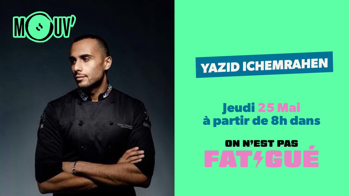 Mouv' (@mouv) on Twitter photo Invité de la matinale demain dès 8h, <a href="/yazidichemrahe/">Yazid Ichemrahen</a> viendra nous parler de son dernier livre "créer pour survivre et vivre pour ne pas sombrer" ! 📚 Invité de la matinale demain dès 8h, <a href="/yazidichemrahe/">Yazid Ichemrahen</a> viendra nous parler de son dernier livre "créer pour survivre et vivre pour ne pas sombrer" ! 📚