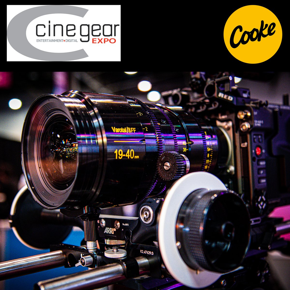 Visit us at booth 48 at @CineGearExpo next week to test a selection of lenses including the new Varotal/i FF zooms.   We will also show a live demonstration of the new Near Real-Time (NRT) workflow with @EZtrack_studio   To read more here: bit.ly/3BRr5xF