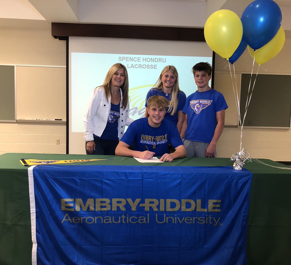 Congratulations to SF senior Spence Hondru for continuing his academic and athletic careers at Embry-Riddle Aeronautical University.  #SFLionPride