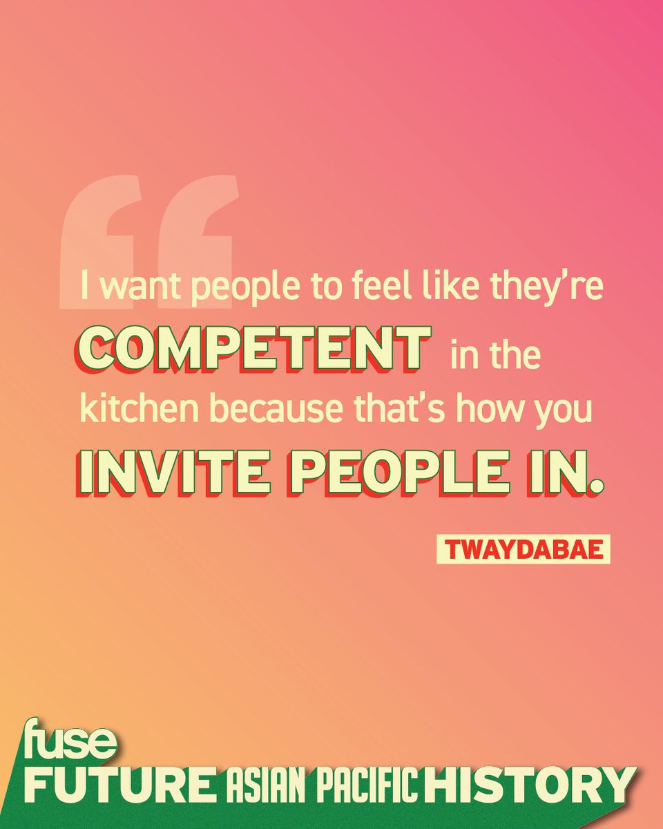 fusetv's tweet image. A word from chef and content creator @Twaydabae 💐 #wednesdaywisdom #apiheritagemonth