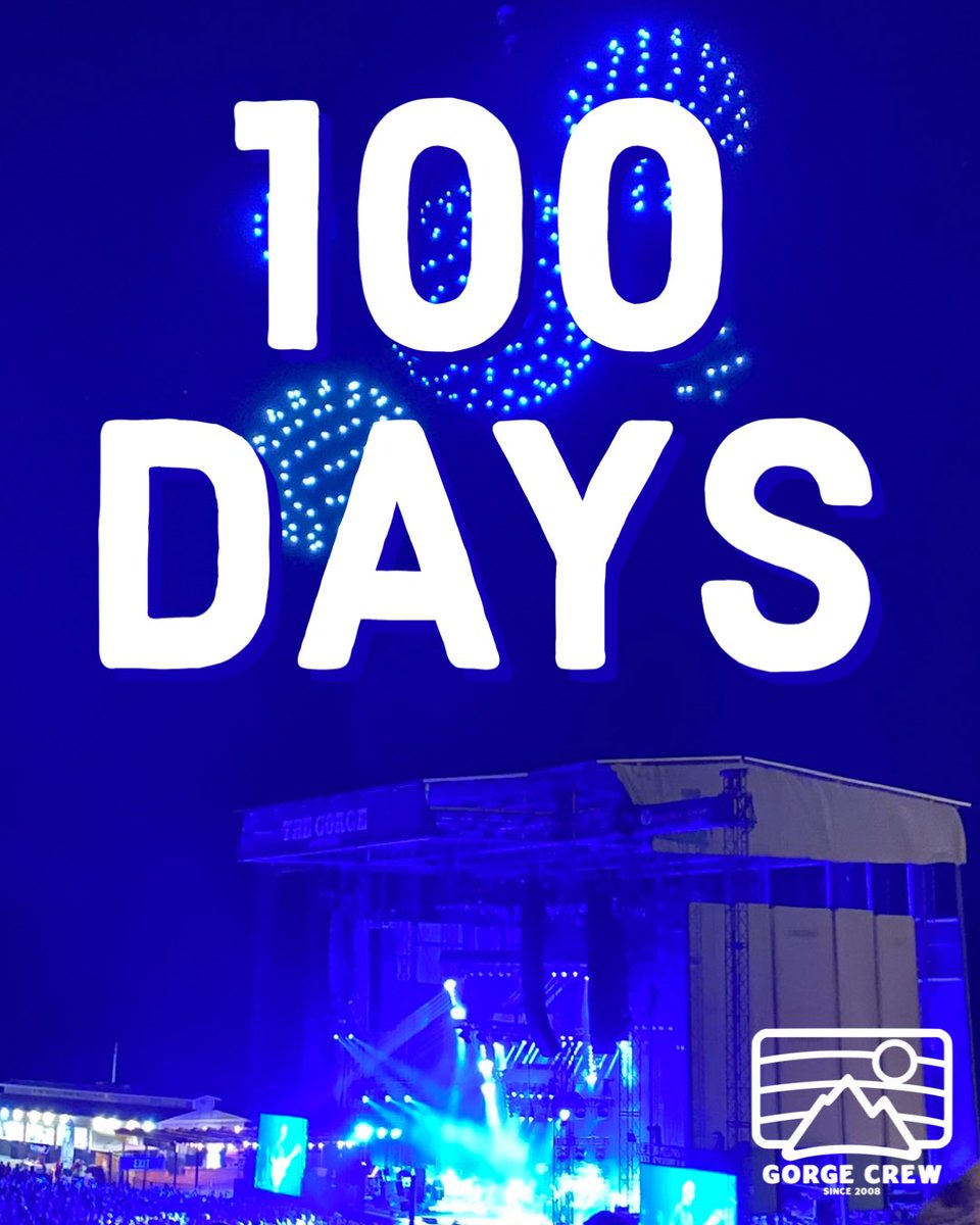 100 days until Labor Dave Weekend kicks off!

#dmb #davematthewsband #davematthews #dmbgorgecrew #dmbgc #gorgecrew