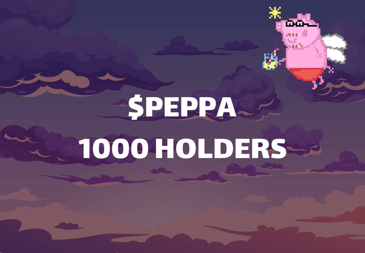 peppaBSC's tweet photo. 🔥1000 HOLDERS REACHED🔥
      THE OINK IS TAKING OVER

☑️1.6 M $ Volume
☑️Trending #1 in CMC
☑️CEX listing incoming
☑️Marketing banners up on coin tracking websites
☑️TG calls rolling in
☑️Huge giveaways to come

#peppa $PEPPA #peppabsc #peppavspepe #pepe #bscgem #memecoin https://t.co/AK9p5Onbv4