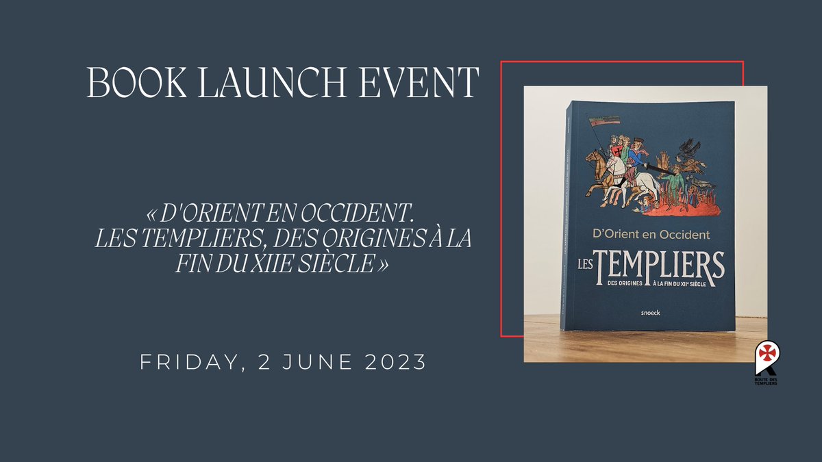 Templarsroute's tweet photo. ⭐📚 BOOK LAUNCH EVENT 📚 ⭐

The launch of the book “D’Orient en Occident. Les Templiers, des origines à la fin du XIIe siècle” by Snoecks Publishing.

See you on June 2 at 6:30 p.m. at the Commanderie d'Avalleur.

Read more ➡️https://t.co/F5jIoUpdQe

#medieval #moyenage #book https://t.co/K4BTHZD7ko