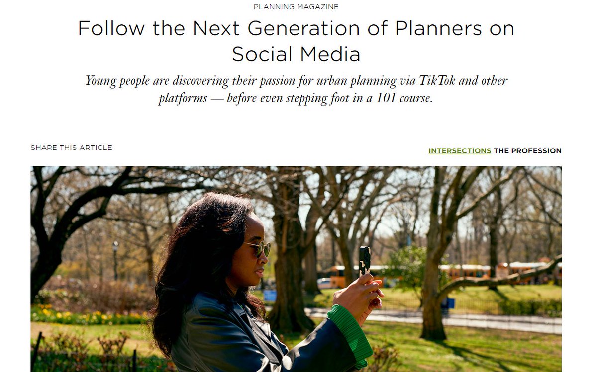 Great article from @APA_Planning! planning.org/planning/2023/…
#cityplanning #urbanplanning