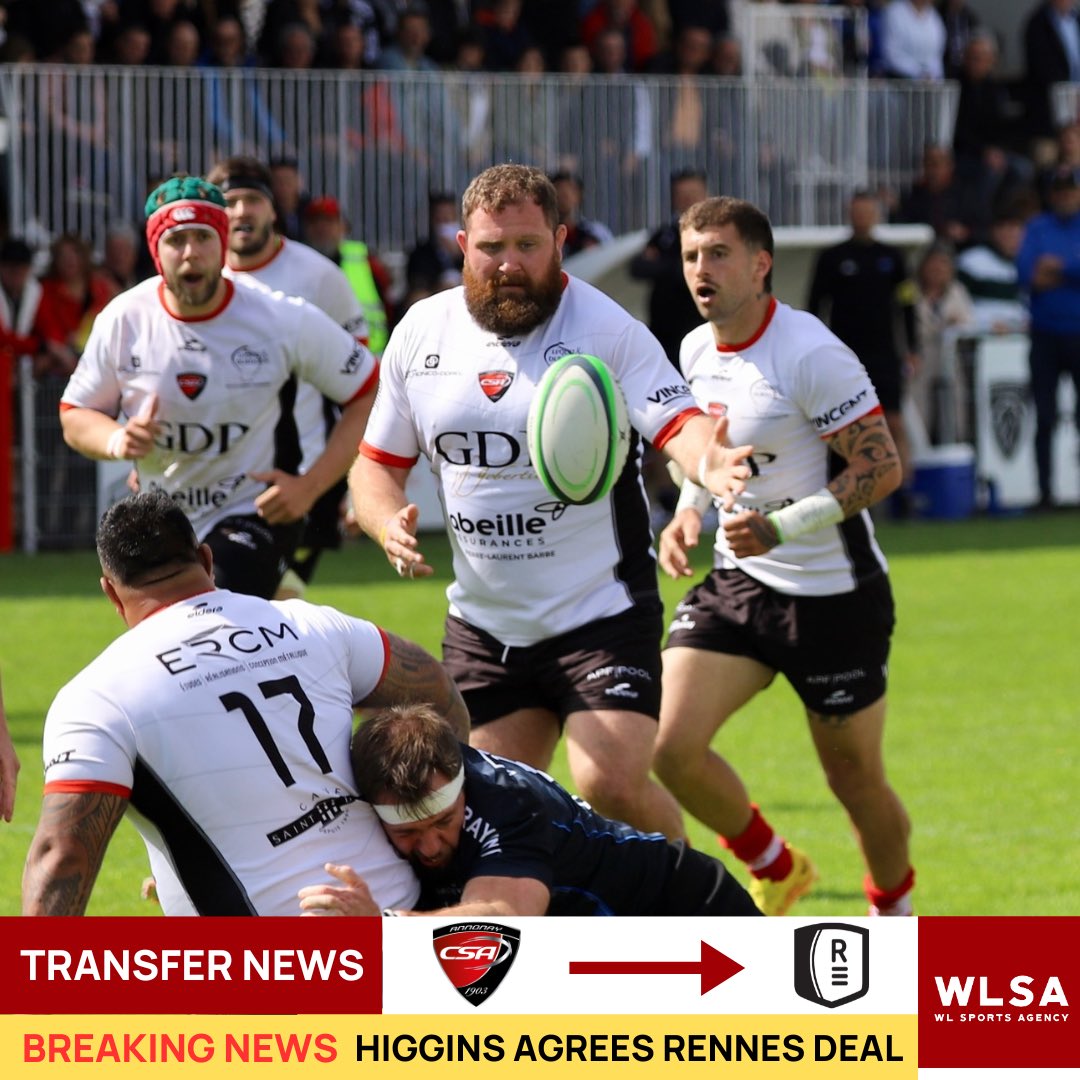 WLSportsAgency's tweet image. We are delighted for our client Jack Higgins as he has agreed a deal to join Rennes Rugby in Nationale 2 next season! ✍️🇫🇷🔴 #WeAreWLSA #BackYourself