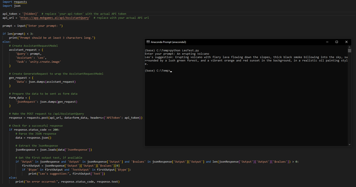 MOBgamesAI's tweet image. If you didn't know already, the entire MOBGames.AI platform is available as an API and we will make plenty of documentation and examples available across a variety of languages so that you can build however you want.  #FutureTech #AItools