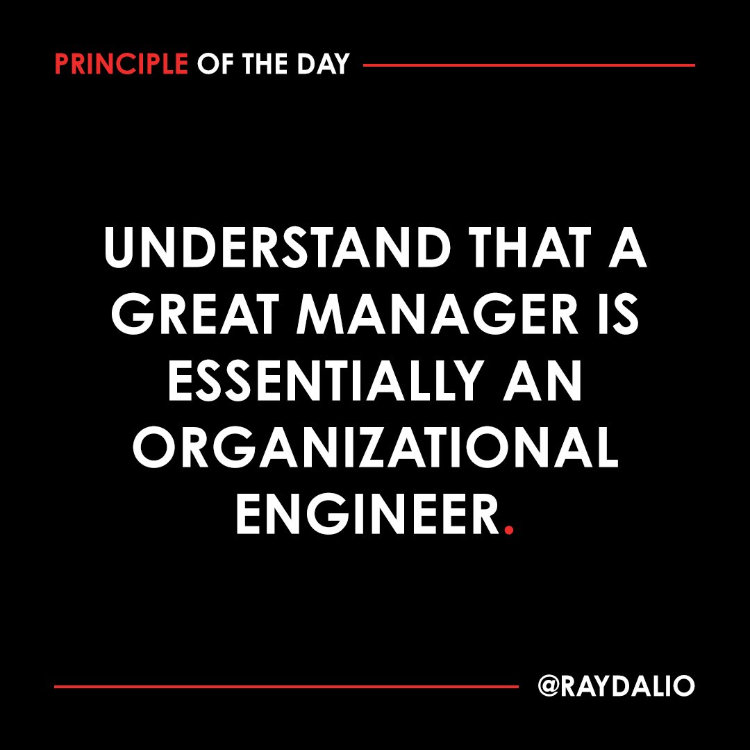Great managers are not philosophers, entertainers, doers, or artists. They are engineers. They see their organizations as machines and work assiduously to maintain and improve them. They create process- flow diagrams to show how the machine works and to evaluate its design. They