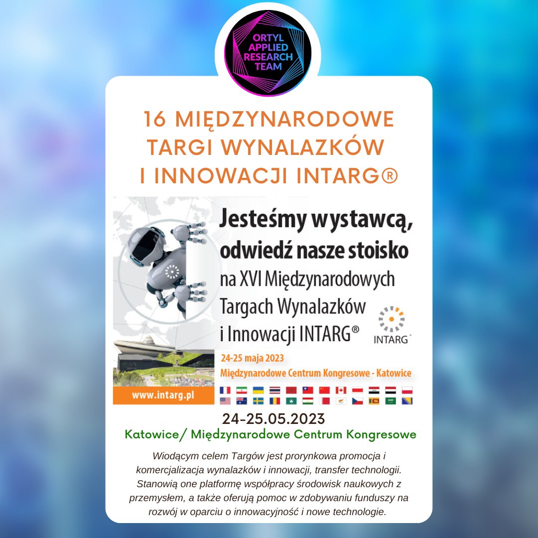 JoannaOrtyl's tweet photo. Representantbof #OrtylPhotoLab are just participants at the #INTARG® conference, which is an international marketplace for innovation. It is a tool for promoting innovative products, technologies and services, and innovations that have already entered the market🚀💥🎉 https://t.co/shuhjGBVQ1
