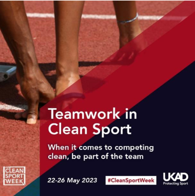 CASESsocial's tweet photo. Until 26 May, @ukantidoping is hosting its #CleanSportWeek โ follow them throughout the rest of the week to gain some top tips from athletes, hear about key anti-doping topics and why being a team player is important for fair play.
#CleanSport #TeamworkInCleanSport https://t.co/BaSGX5Ky5q