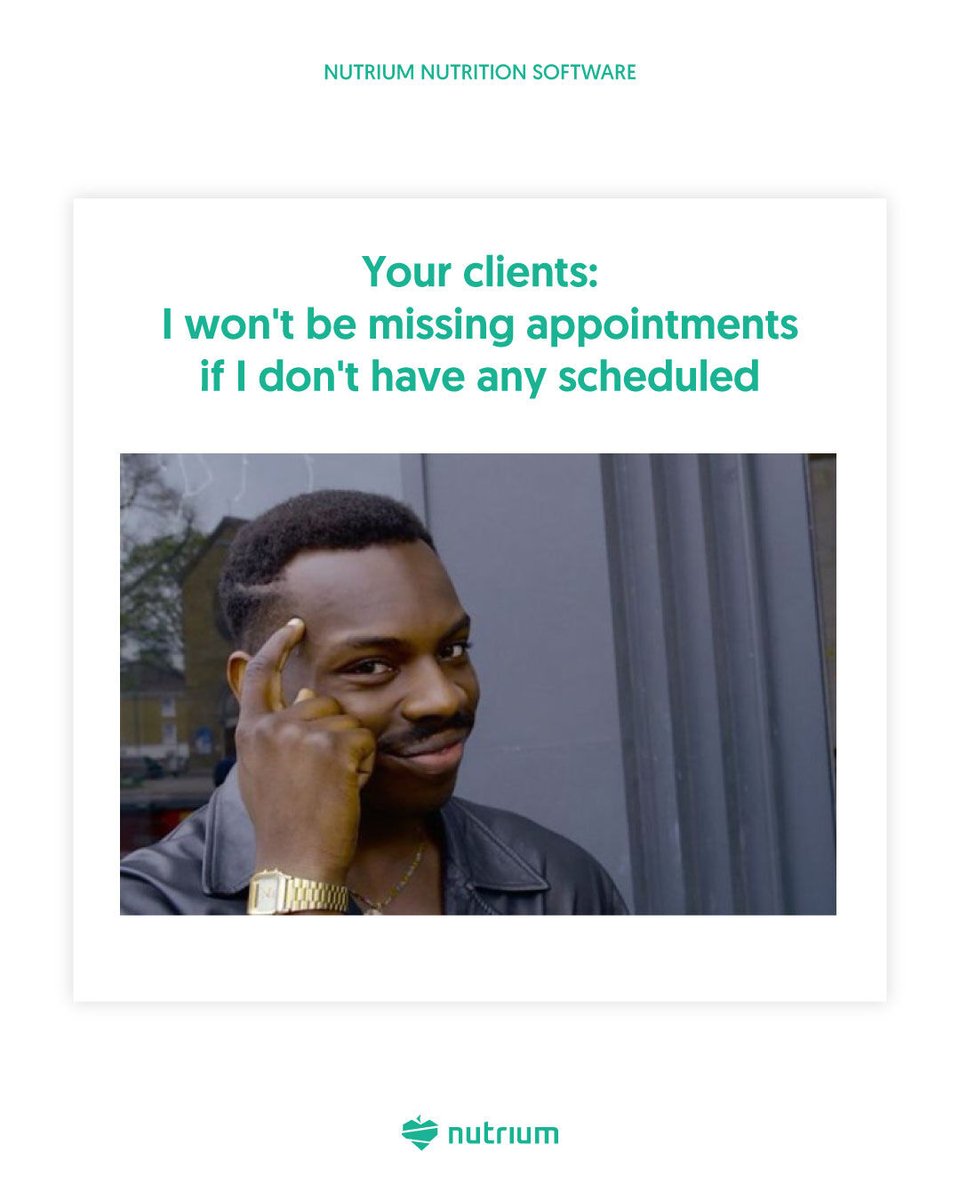 Be smarter 💡 

Through the Nutrium app, you can book appointments and even send messages to your clients about the meal plan (for those who are “forgetful” 😉).

After all, it’s for their own good!