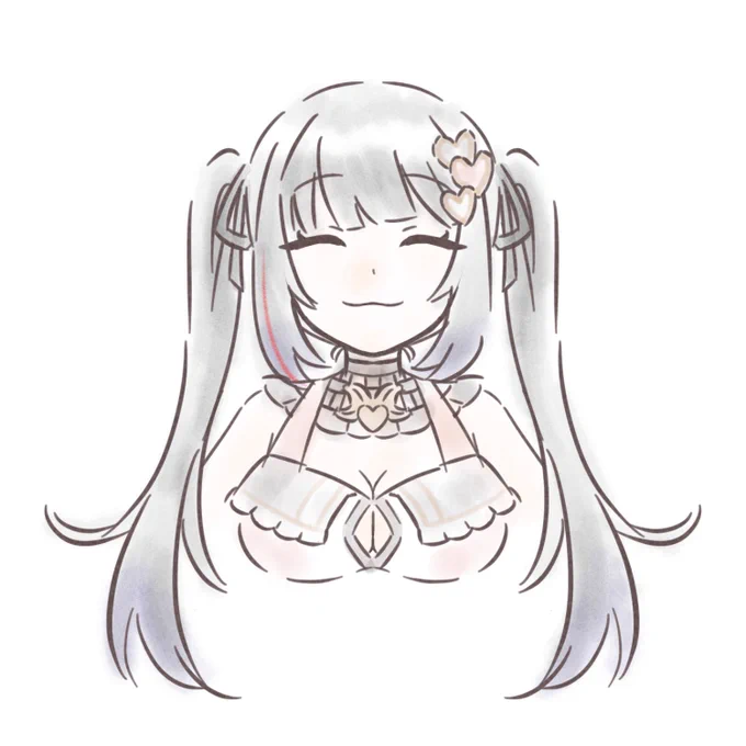 スプー描くべきなんだろうけど、ツインテ描きたくなったんや・・・