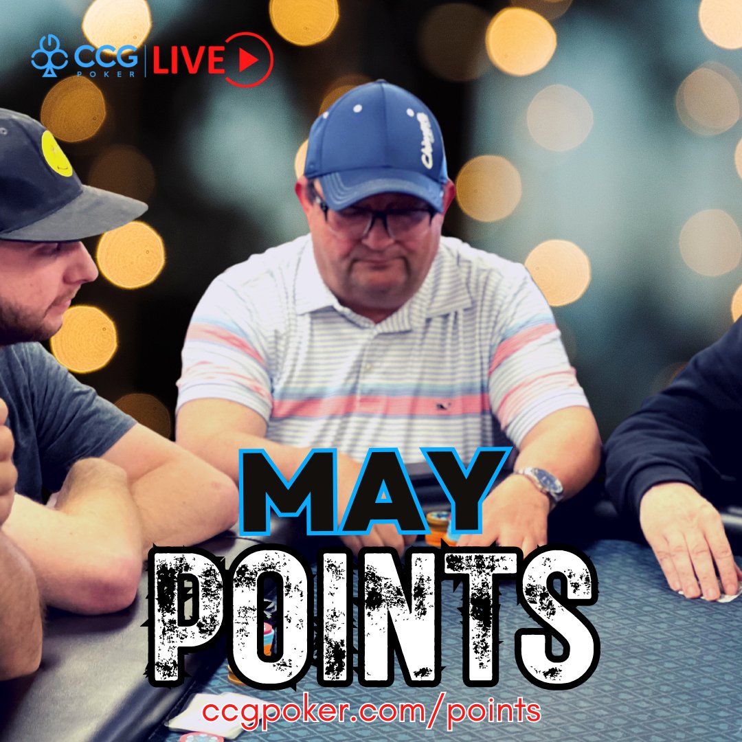 CCGpoker's tweet photo. 🚀 1.5X POINTS all weekend at the VFW in West Chicago.
Only THREE events are left to earn points towards the June 3rd $27.5K FREEROLL!
Click on the points banner on the CCG poker homepage for the points list OR check out the comments below for a link. #ccgpoker #teamccg https://t.co/44aBNyJRGS