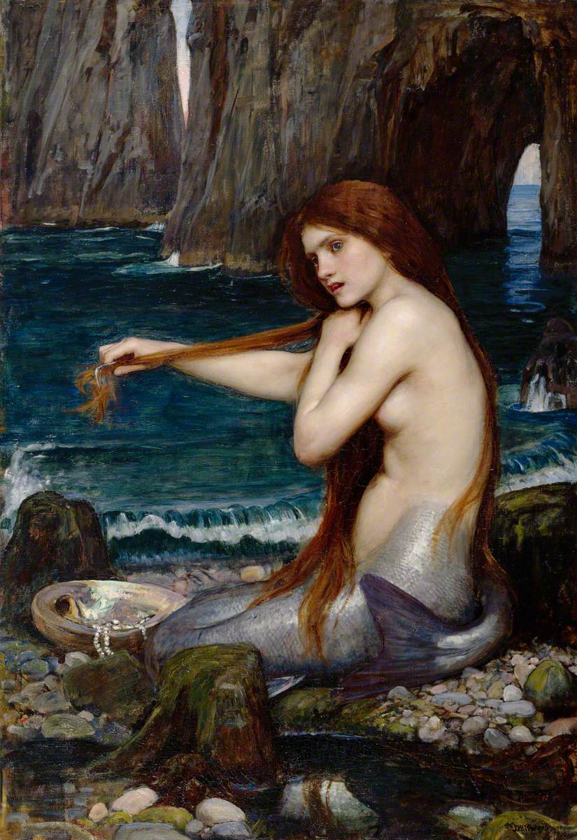 "Mermaid" by John William Waterhouse (1900)