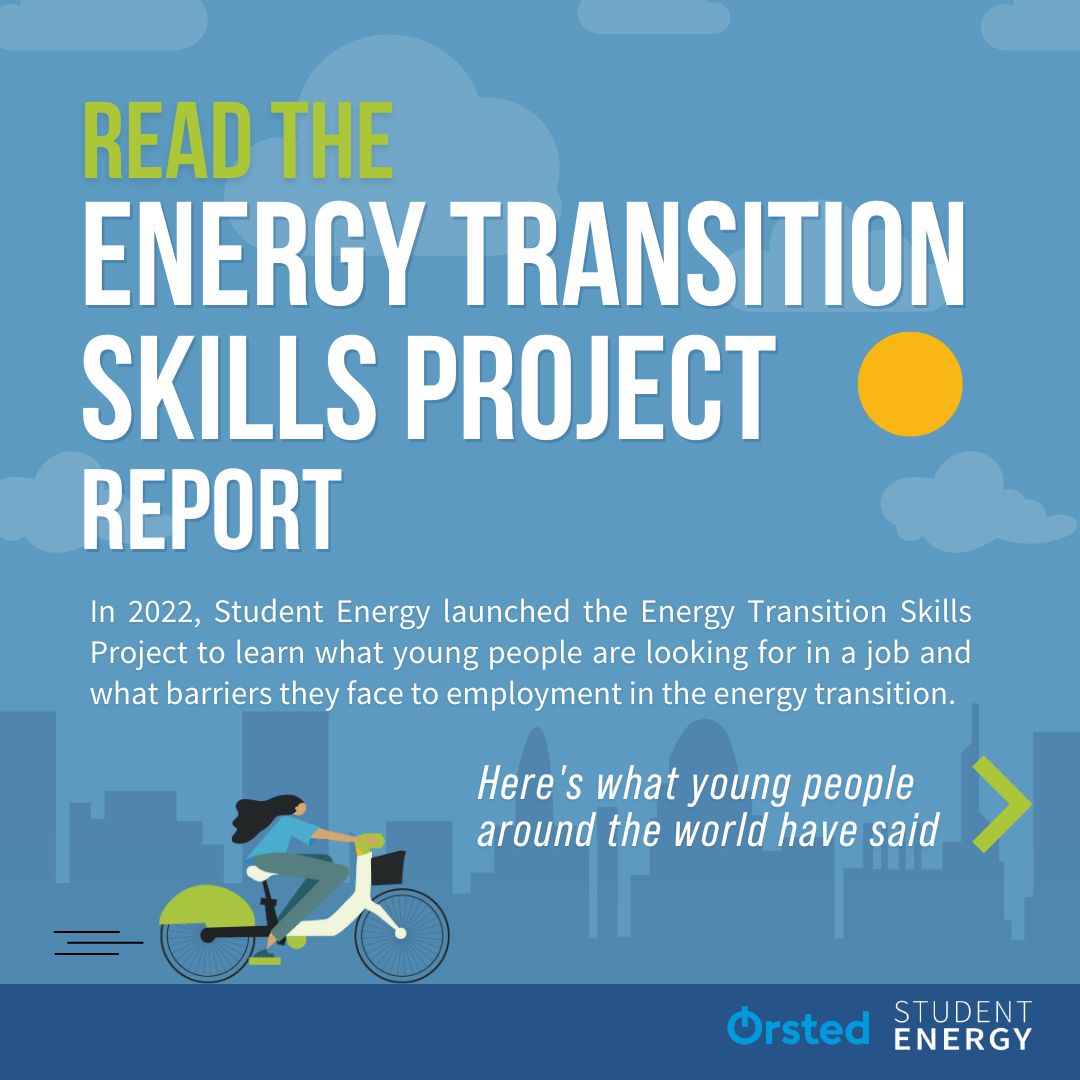 duda_zoghbi's tweet photo. Check out the results from @studentenergy @Orsted Energy Transition Skills Project!โก๏ธWe announced this initiative at #COP27 to lear what youth are looking for in an #energyjob and what barriers they face to employment in the #energytransition. https://t.co/eLWlXKmHdG