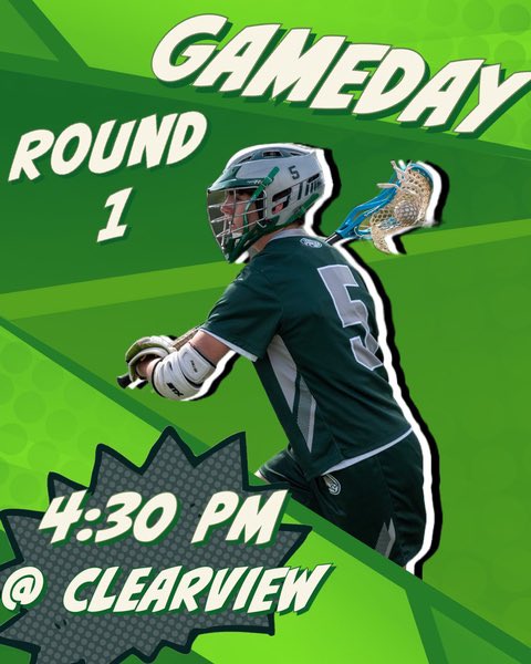 ‼️PLAYOFFS‼️ 
13 vs 4 seed
🆚Clearview HS 
🕓430
📍Fields across Clearview HS
GET IT DONE! #GoCougars #PTS #LionMentality #WhateverItTakes