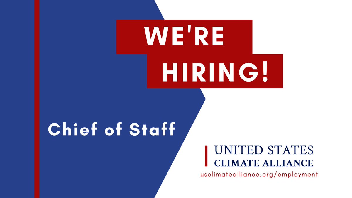 USClimate's tweet photo. 🚨NEW: We’re hiring a chief of staff! Join our team! 

Learn more &amp; apply ➡️ https://t.co/fE6xJk2Dhs https://t.co/GtVxRfc9kU