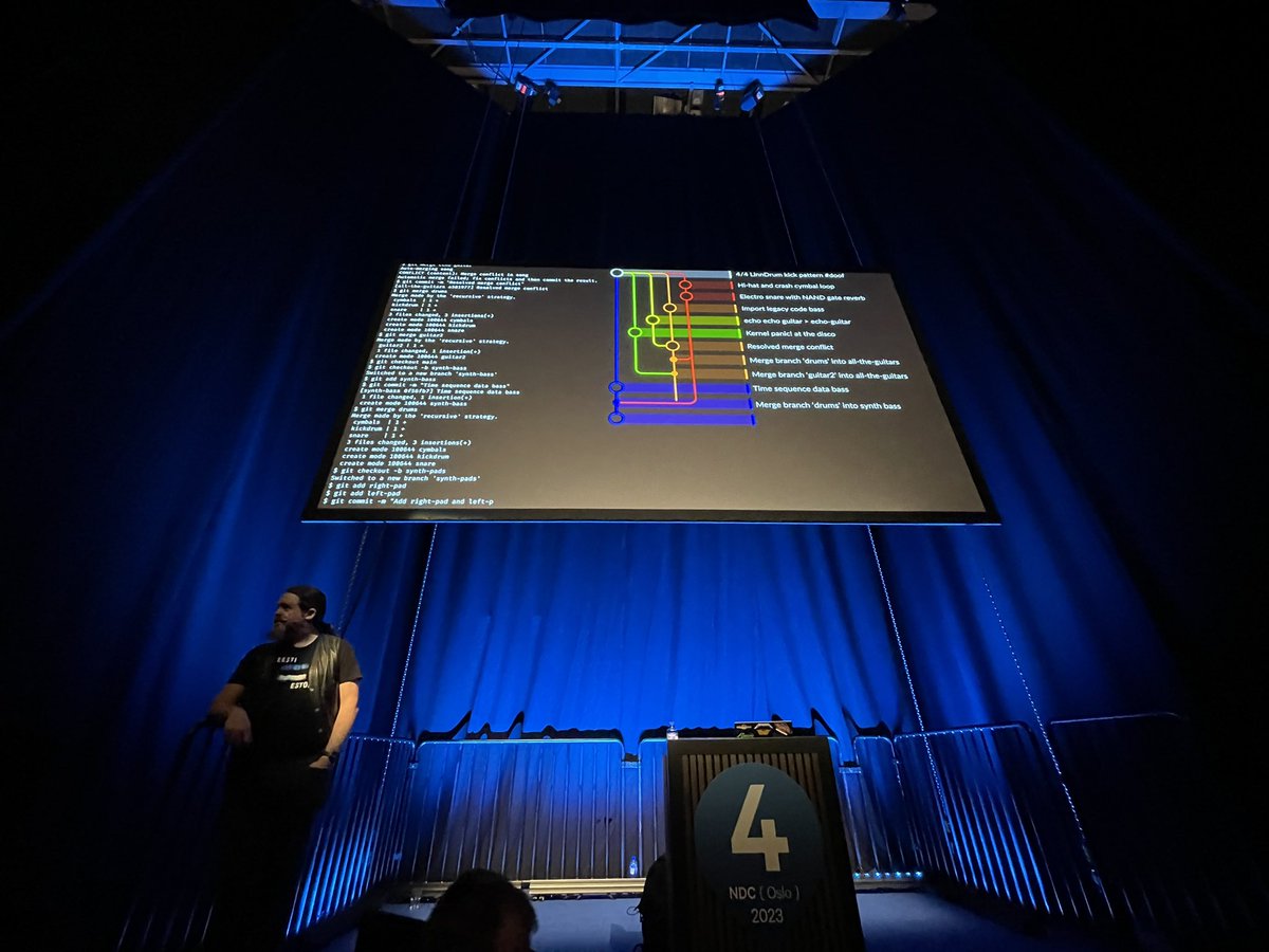 It’s official.. <a href="/dylanbeattie/">Dylan Beattie has gone to BlueSky</a> is too talented!!!

Music done by git! Stupidly educational and catchy! #ndcoslo