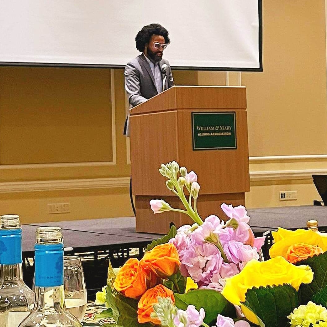 La Marr Jurelle Bruce - AFROMANTIC.BSKY.SOCIAL (@afromanticist) on Twitter photo Last week, I was honored and humbled to deliver the keynote at the <a href="/williamandmary/">William & Mary</a> Black Alumni Association's Black Graduate Dinner.
The title of my remarks: "The Fun Starts Now." Last week, I was honored and humbled to deliver the keynote at the <a href="/williamandmary/">William & Mary</a> Black Alumni Association's Black Graduate Dinner.
The title of my remarks: "The Fun Starts Now."