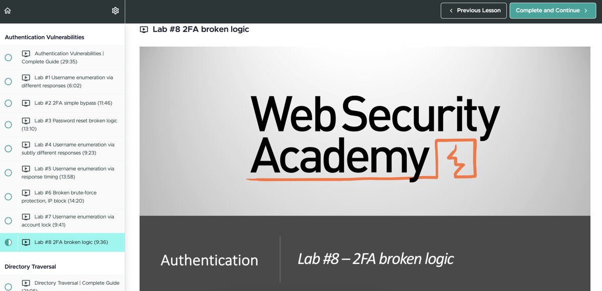 rana__khalil's tweet photo. Lab #8 video in the Authentication Vulnerabilities module has been uploaded to the academy! 🎓 💻

🔗 Course Link: https://t.co/oCPn70oTrQ https://t.co/i6Jskn9rWH