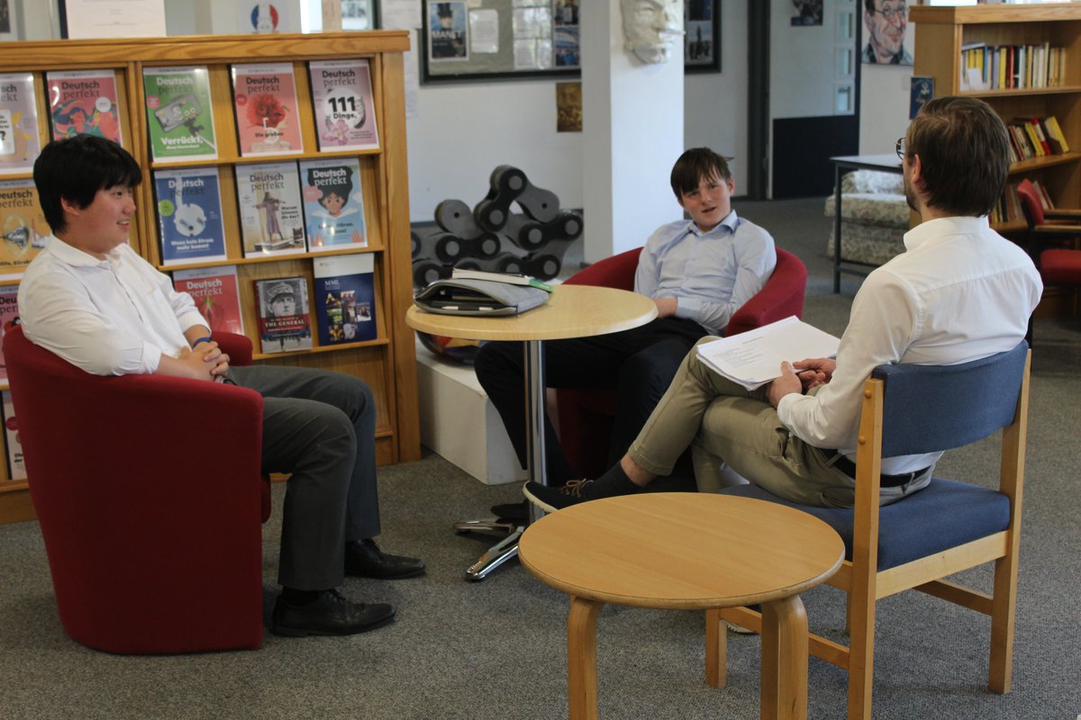 Today was the last IGCSE exam in MFL for our Fifths, some of whom celebrated with a Spanish fiesta after the reading paper. Tortilla, tapas, churros and a taso de té, of course! Meanwhile, Germanists said "Danke und bis bald" to our assistant. <a href="/RadleyAcademic/">Radley College Academic</a>