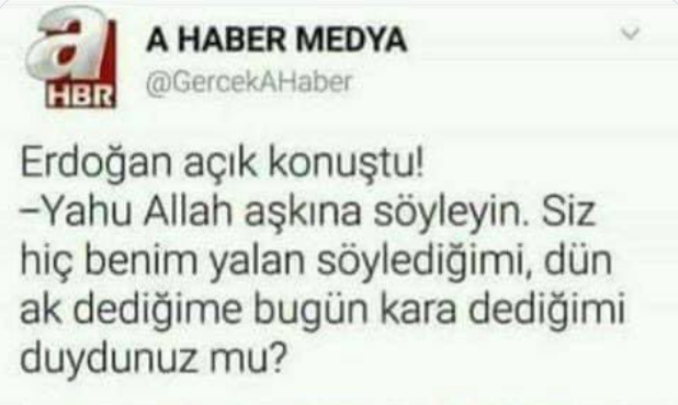 Aşk olsun biz öyle bir şey mi dedik.. Görülmüş duyulmuş şey değil