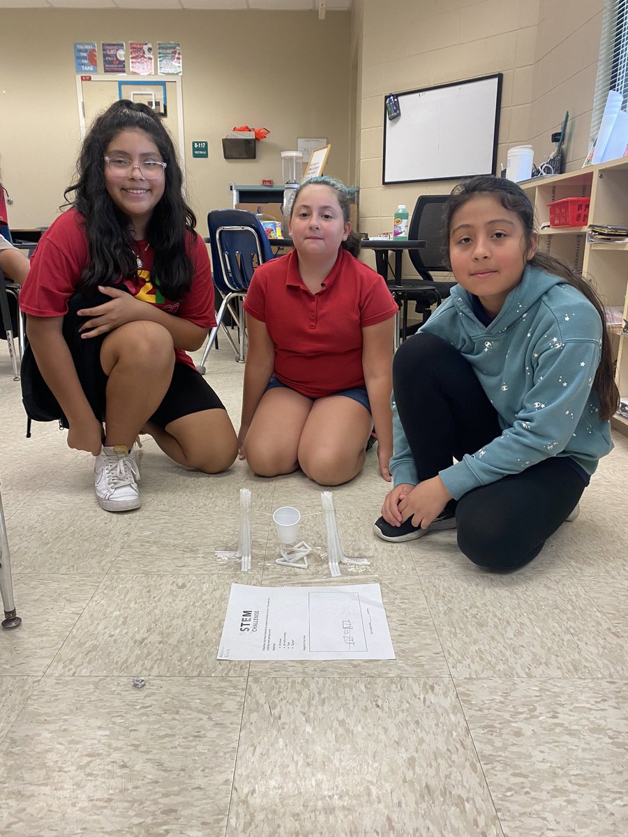 Stem challenge: Using certain materials the students had to suspend a bucket in the air. The bucket that holds the most pennies won! The winning team had 176 pennies! Awesome job champions! 🏆🏅<a href="/collierschools/">Collier County Public Schools</a> <a href="/PoincianaCCPS/">Poinciana Elementary</a>
