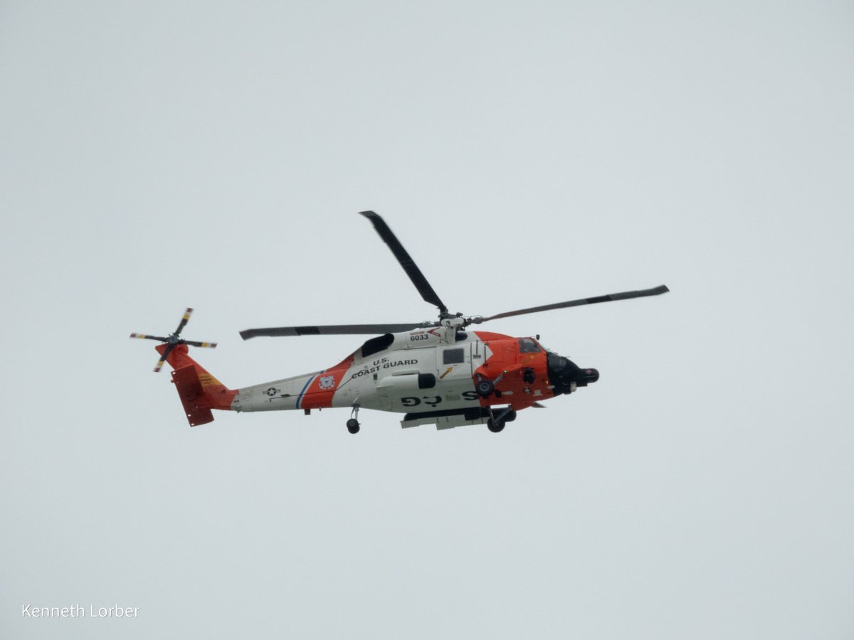 KMLorbz's tweet image. #USCG 6033 MH-60 Jayhawk flying down the coast on a windy, dreary day. #milair #aviation #CoastGuard