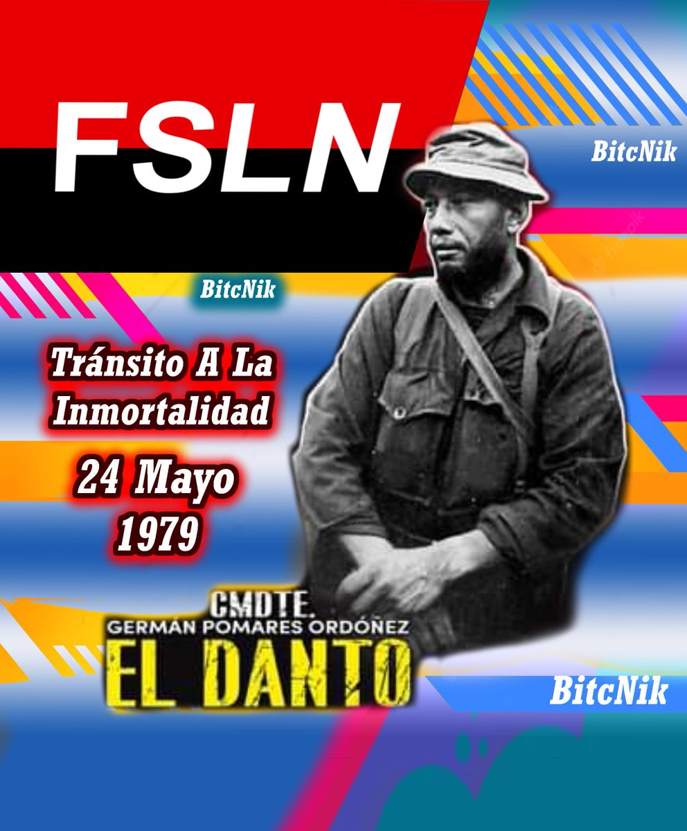 Comandante German Pomares es de los muertos que nunca muere 
#UnidosEnVictorias 
#FuerzaDeVictorias <a href="/LizPortilloR/">Liz Portillo_🇳🇮</a> <a href="/Yvanessa77/">Vanessa Fonseca 🇳🇮</a>