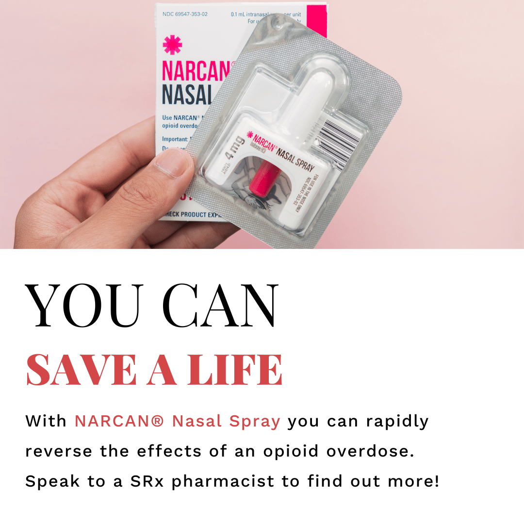 An #opioidoverdose is always an emergency. Be sure to seek urgent medical care even after using the #NARCAN spray to ensure further intervention isn't required. For more information on #Naloxone, reach out to a SRx pharmacist! 

#canadianhealthcare #narcansaveslives