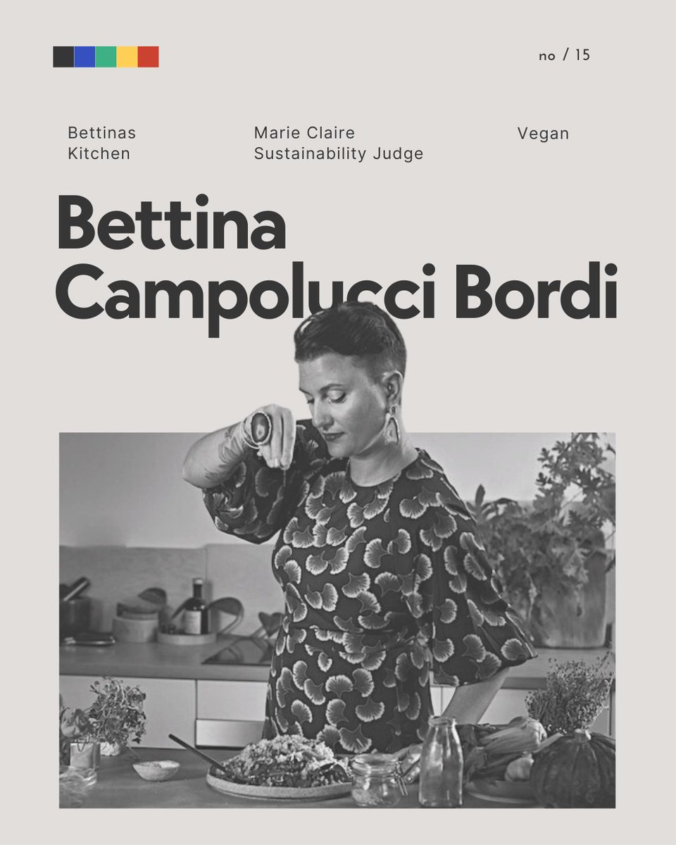 Spotlight #15: the amazing Bettina Campolucci! 🌱🍽️ A plant-based culinary genius, sustainability champion and judge for the Marie Curie sustainability awards. Get ready for inspiring plant-based goodness! #BettinasKitchen #SustainabilityChampion #MarieCurieAwards