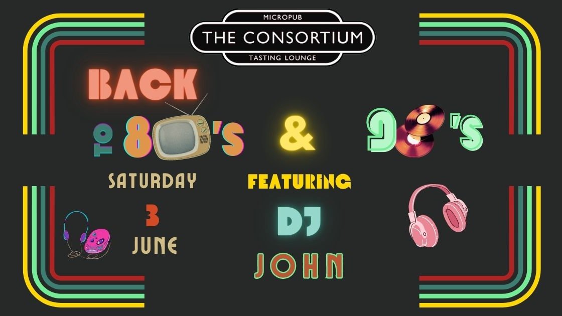 consortiumlouth's tweet photo. Save the date! Get ready to groove to your favourite tunes at the Consortium’s 80's and 90's night featuring DJ John on the 3rd of June. Put on your best retro gear and join us! #DJJohn #90s #80s #retro #Consortium #Louth https://t.co/h7w7dOrAa1