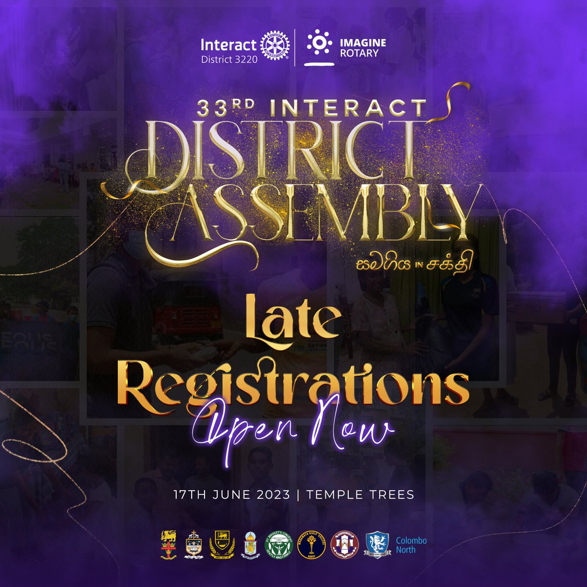interact__3220's tweet photo. As the dawn of a new age approaches,

Watch leaders be forged, destinies be written &amp; legends be realized as a new epoch of Interact emerges. 

Late Registrations for the 33rd Interact District Assembly is now open!

#interactdistrict3220
#interactdistcrictassembly
#33rdIDA
#IDA https://t.co/YnIL1ggSw0