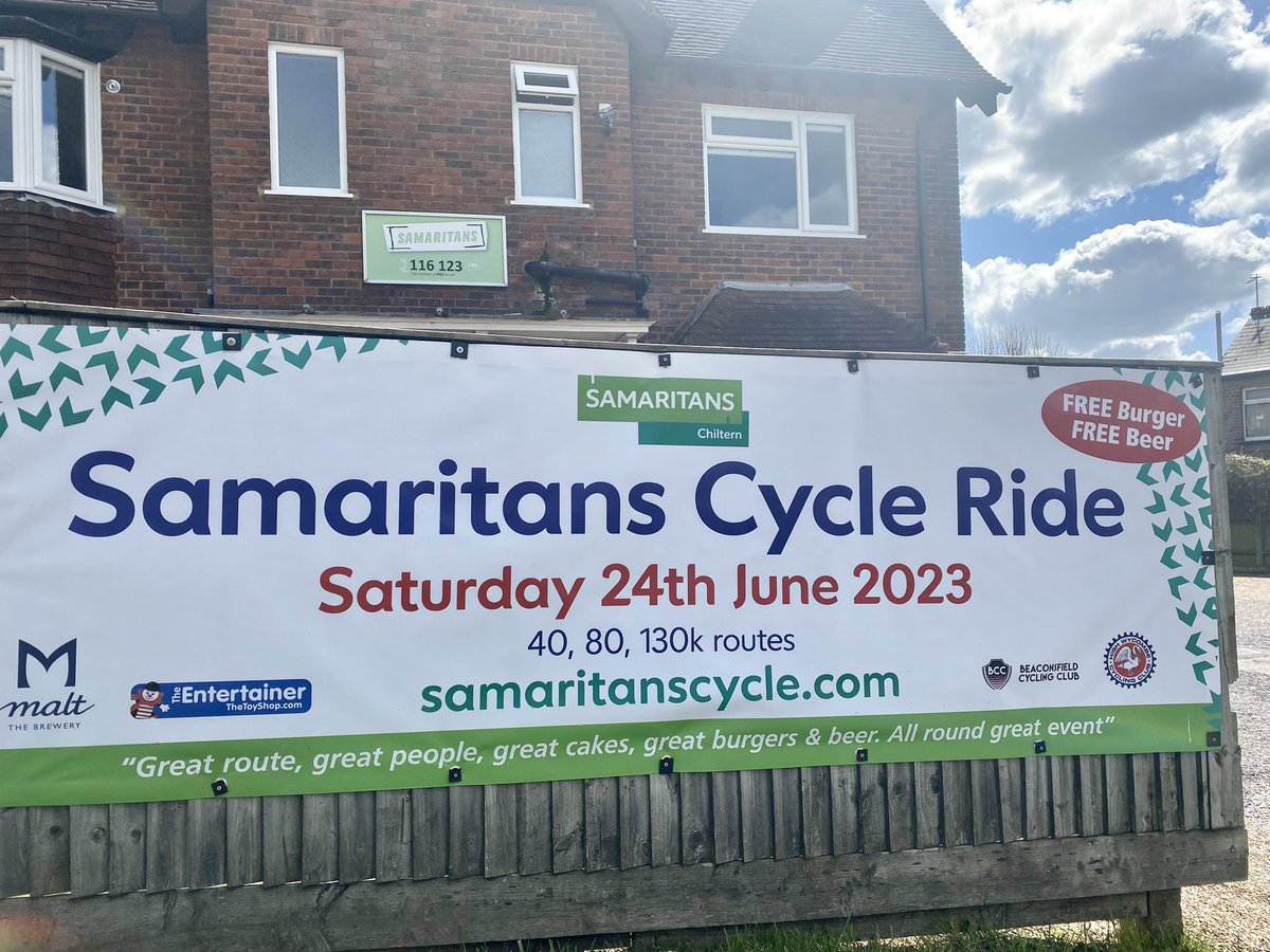 3 routes for cyclists of all abilities to choose from. Sign up for Samaritans sportive 24 June 🚴🏼‍♀️ 🚴🏾‍♂️ <a href="/ChilternSams/">Chiltern Samaritans</a> <a href="/SamaritansCycle/">Chiltern Samaritans Cycle Sportive</a> #chilterns