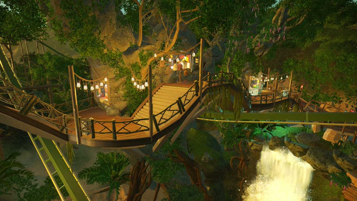 Welcome to the jungle of Lost Yunka by Muddypool Planet Coaster this #WorkshopWednesday! Watch out, there are pirates that have invaded some parts of the island! ☠️

Check out the build on the #SteamWorkshop: steamcommunity.com/sharedfiles/fi…