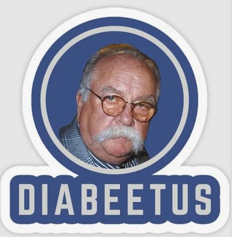 Halgrimson's tweet photo. @SlaughterKarin That cat looks like it should be saying, “Diabeetus.” 😂 https://t.co/5JTX8wVUim