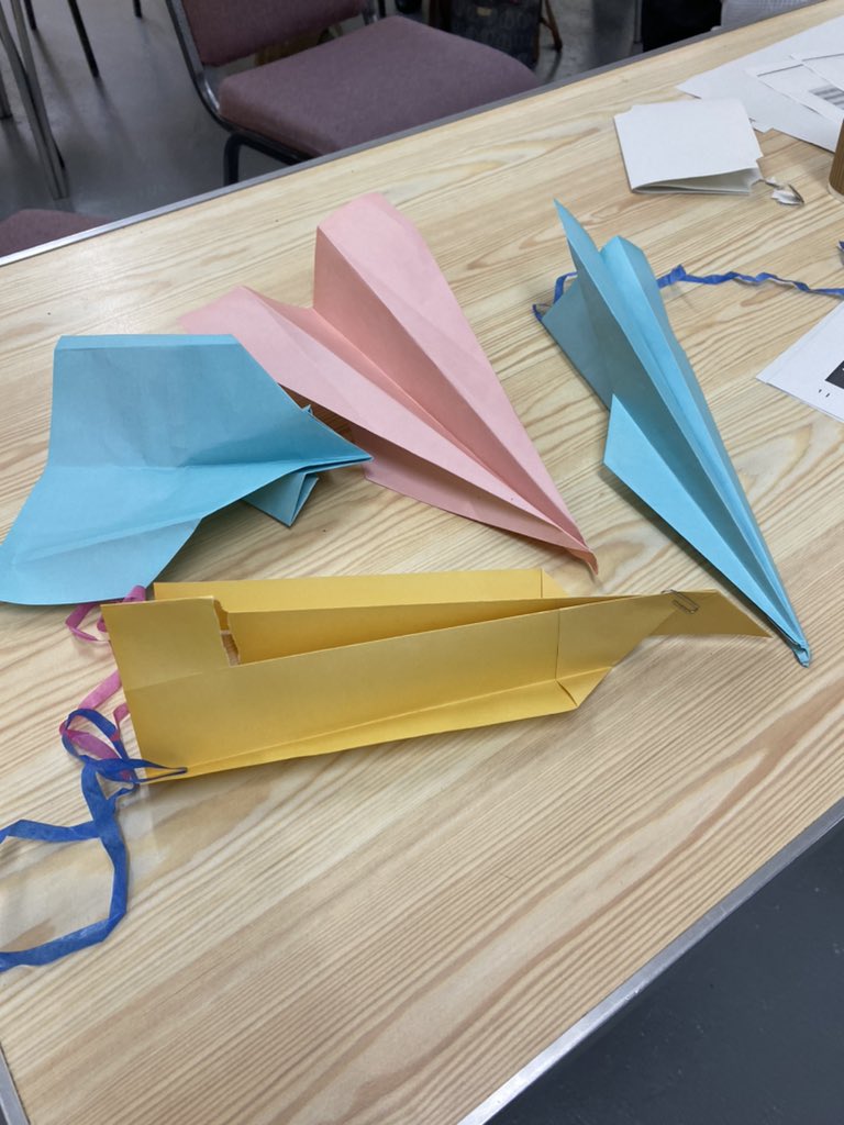 tinahynch's tweet photo. QSIR Day 2, Cohort 11 - what a fun day learning about Measurements for improvement, making paper planes and PDSA simulation with Sam #plotthedots #QSIR @act2improve @DCHFT @COO_Anita https://t.co/niCKJVYcb9