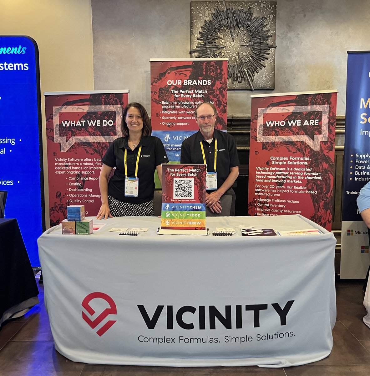 Vicinity_News's tweet image. Find us at Table 24 @Dynconference. We’d love to chat with you about #batchprocessingsoftware for manufacturing. #foodprocessor #chemicalmanufacturing #breweries